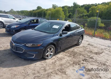 2018 Chevrolet Malibu 1Ls из США, поврежденный, VIN 1G1ZB5ST6JF106434